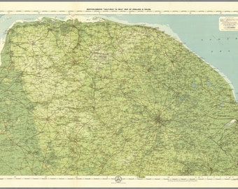 Norfolk Map Etsy