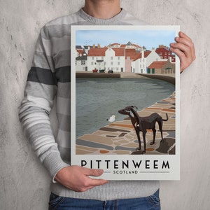 Pittenweem-poster, Fife Travel-poster, Fife East Neuk Wall Art Print, Schots cadeau, Pittenweem Arts Festival