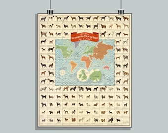 The official illustrated dog map of the world