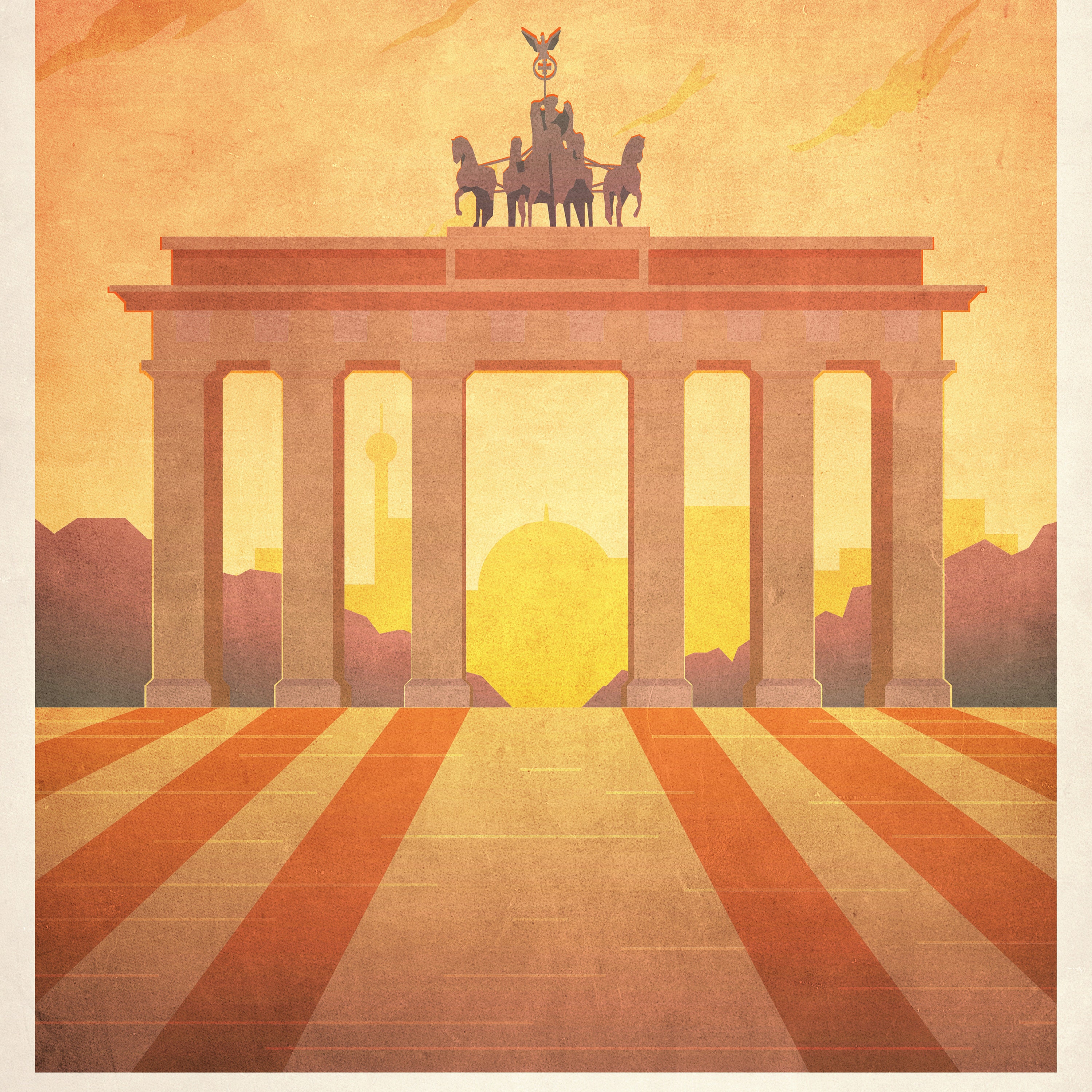 Berlin Poster / Germany Travel Print / Travel Poster / Etsy UK