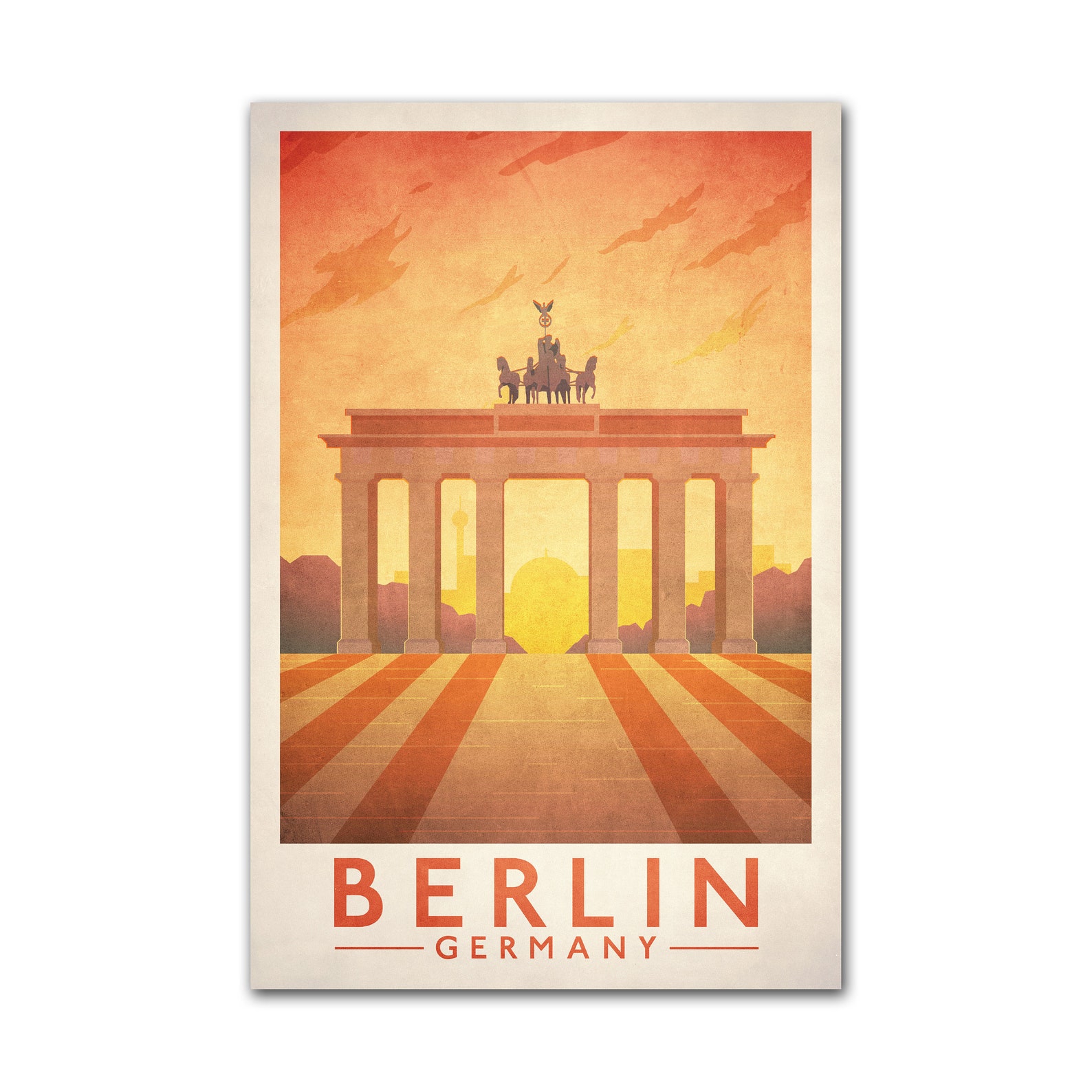 Berlin Poster / Germany Travel Print / Travel Poster / Etsy