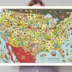 Bildkarte von Amerika