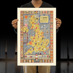 Historische Landkarte von England aus Großbritannien