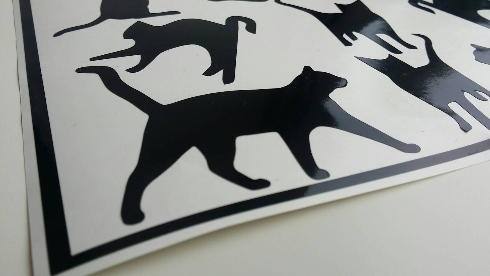 Black Cat decals 10 bumper sticker/window display/scrapbook Etsy