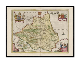 Castleside 18NW repro old map Durham 1898 Castleside 18NW repro old map Durham 1898