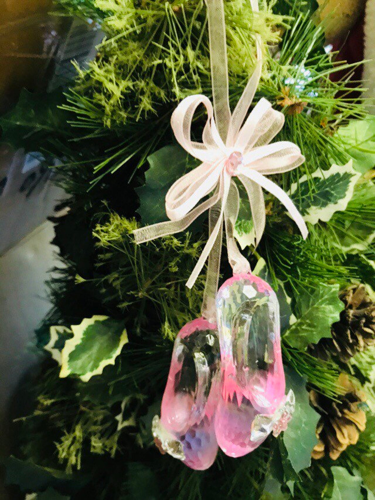 christmas ballet shoes christmas tree bauble