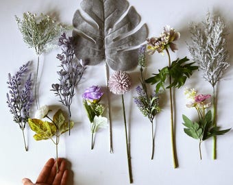 Artificial Lavender Flower Bundle: DIY Wedding Bouquet Centerpiece