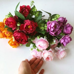 Wild Rose Silk Flower Bouquet: DIY Wedding Arrangement
