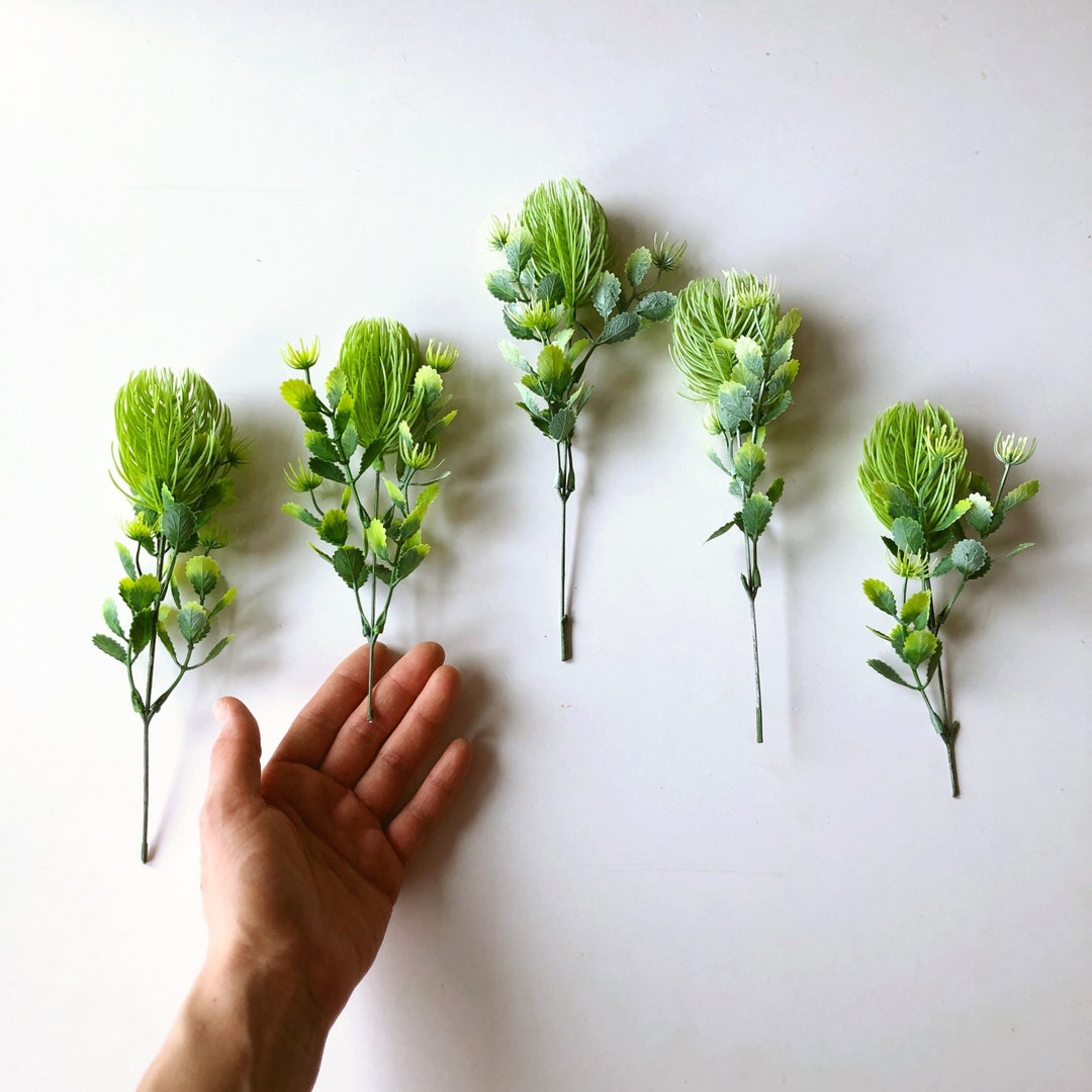 Artificial Greenery, 5 Stems, Small Filler, Bouquet Filler, Faux