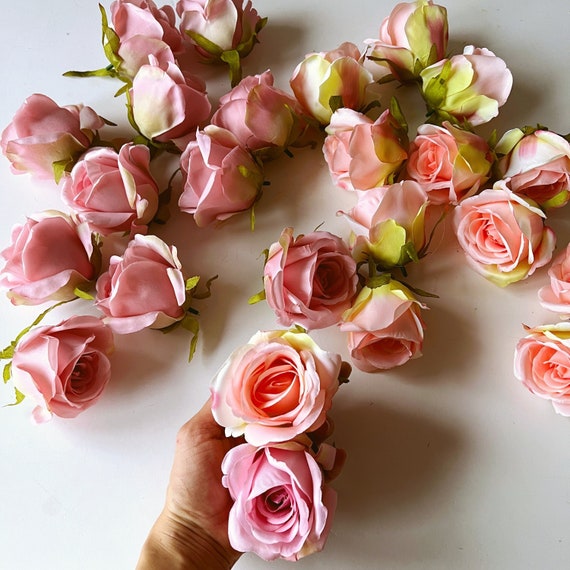 Artificial Flower Bouquet, Tiny Rose Bud on Stems, Silk Roses, Artificial  Flowers, Faux Flowers, Small Flowers, Flower Crown, Wild Roses 