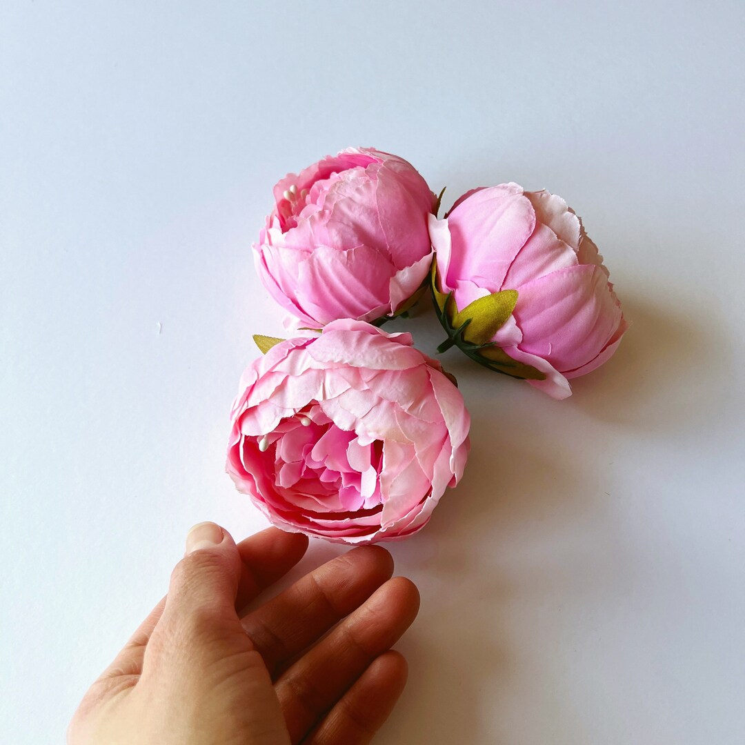 1 Piece Cabbage Peony Head, Artificial Peonies, Large Peony Head, 8cm