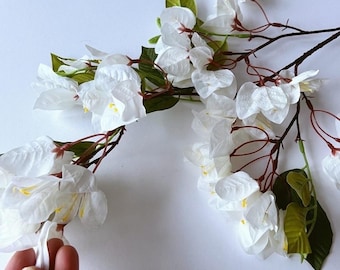 10 fiori artificiali di papaveri rossi, 32 cm, anemone finto steli
