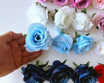 Fiori artificiali Rosa di seta Teste di fiori finti per la decorazione della stanza di casa Decorazione di nozze per feste di Natale Regali di San Valentino fai da te
