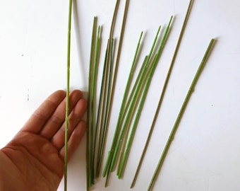 DIY pre-cut artificial stems, 6-10 inches / 15-26 cm, make your own bouquet, floral arrangement wire stems, artificial flower stems, 15 pcs