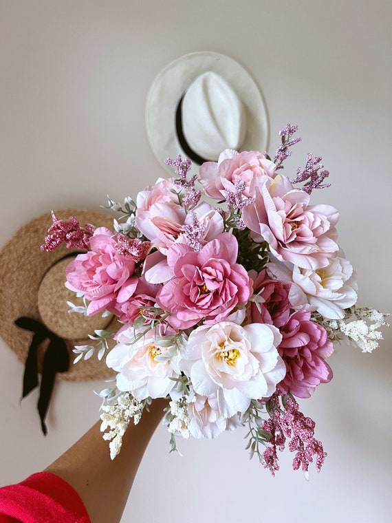 Artificial Flower Bouquet, Tiny Rose Bud on Stems, Silk Roses, Artificial  Flowers, Faux Flowers, Small Flowers, Flower Crown, Wild Roses 