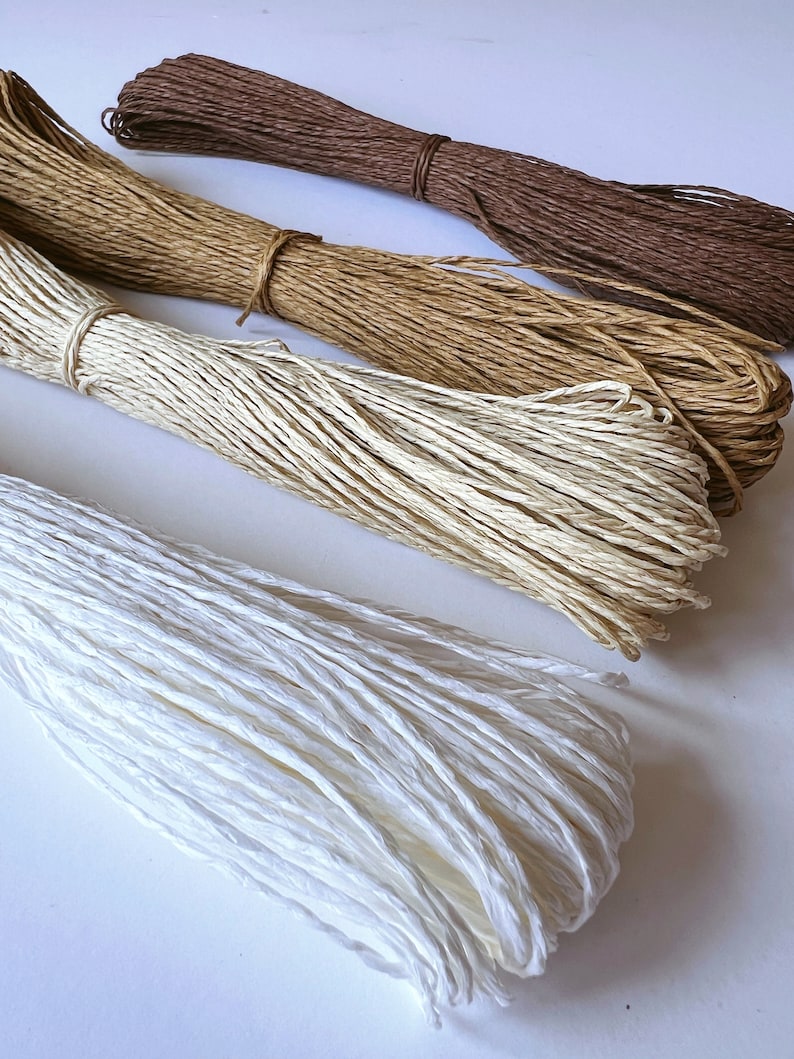 Twisted Paper Cord: 2mm Crafting Twine, 45m Gift Wrapping Ribbon - Etsy