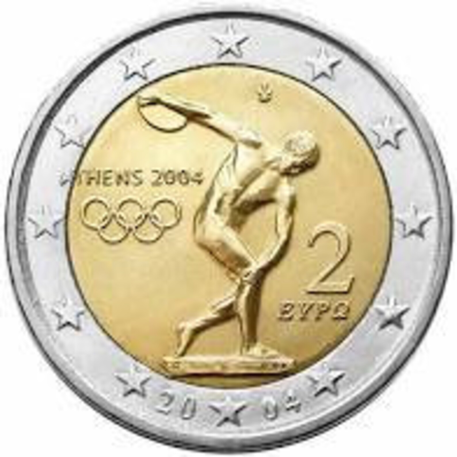 Piece 2 Euro Jeux Olympique 2004 Valeur