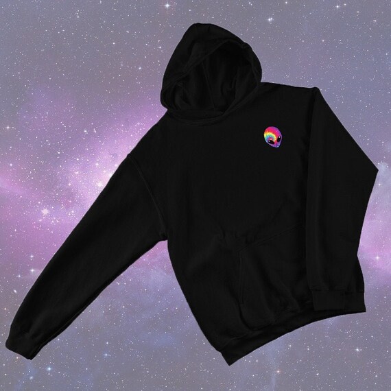 trippy alien hoodie