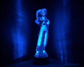 Hera Syndulla LED Desk Lamp: Star Wars Rebels Gift, Edge Lit Acrylic