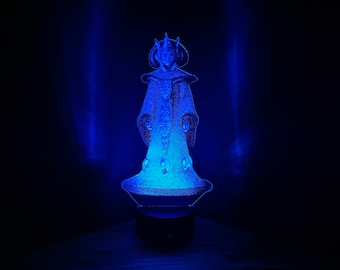 Queen Amidala 3D LED Light: Star Wars Hologram Desk Lamp