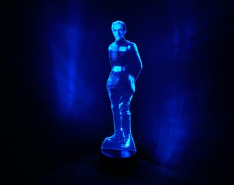 Grand Moff Tarkin Hologram: Edge Lit LED Acrylic Star Wars Gift