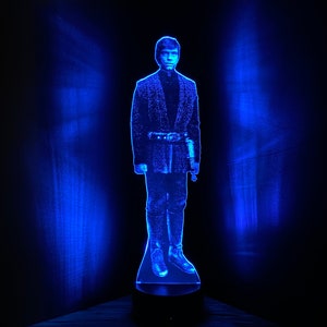 Luke Skywalker Hologram LED Desk Lamp - Star Wars Gift