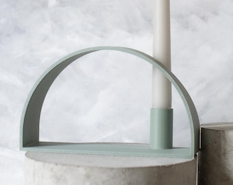 Minimalistic candlestick holder - Taper candleholder - Nordic style Candle holder - Abstract candle holder - candle stick holder