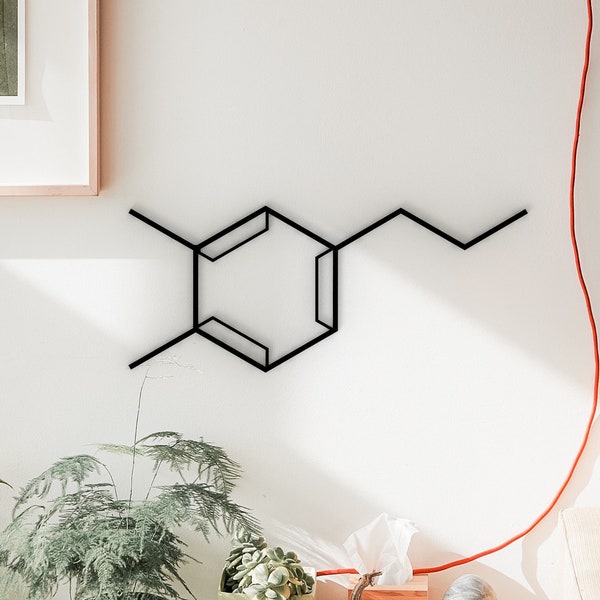 Dopamine Molecule - Hanging Wall Art