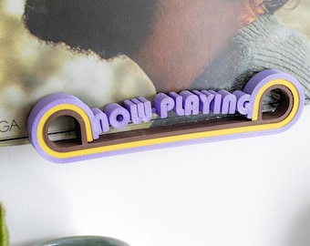 Now Playing, Vinyl Wall Mount, Record display stand, Album of the day, Wall mounted Vinyl