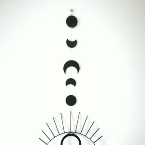 Moon Phase Wall Hanging Art Moon Phases Wall Art Lunar Etsy Moon Phase Wall Hanging Art Moon Phases Wall Art Lunar Etsy