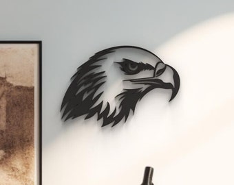 Eagle Head - Hanging wall decor - Eagle Head Wall Art