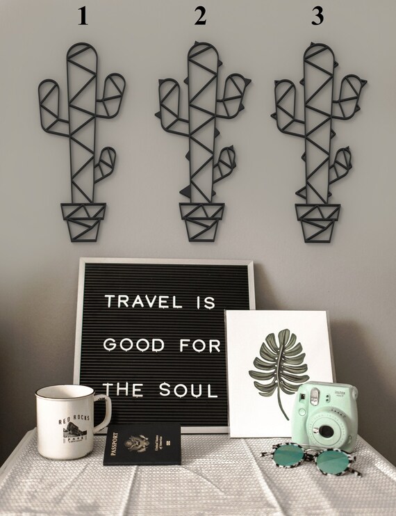 Geometrischer Kaktus - Hngende Wandkunst - Figur Wanddekoration -  Skandinavischer Stil Hygge - Wanddeko - Wohnkultur - Wohnzimmer - Geschenk  - Etsy.de