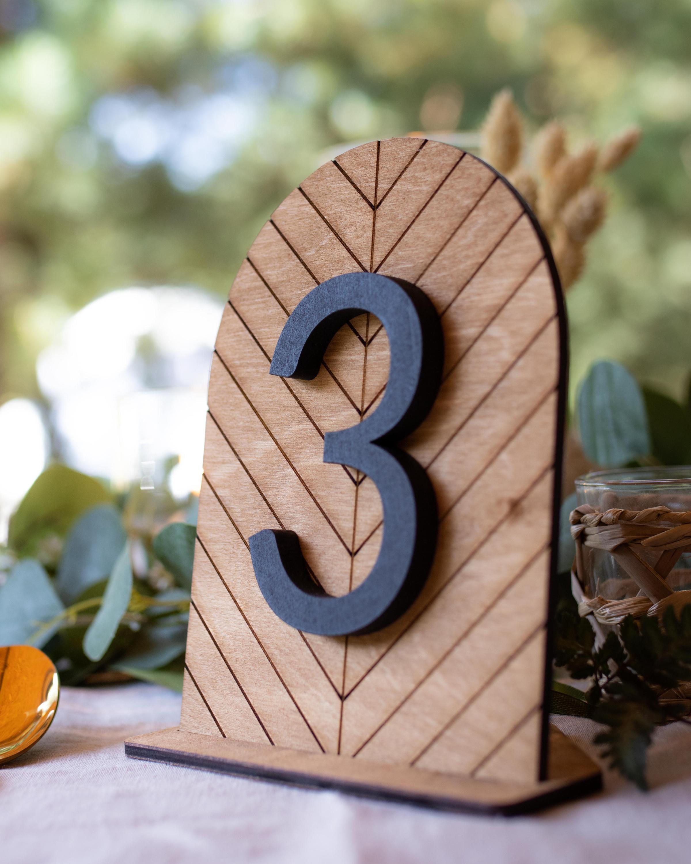 Rustic Table Numbers, Wooden Table Numbers, Wedding Table Numbers ...