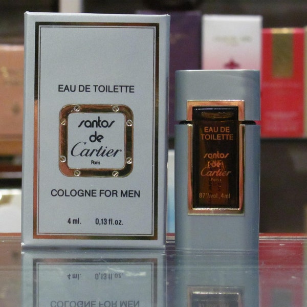 Santos de Cartier - Cologne for Men 4ml Miniature - Vintage very Rare