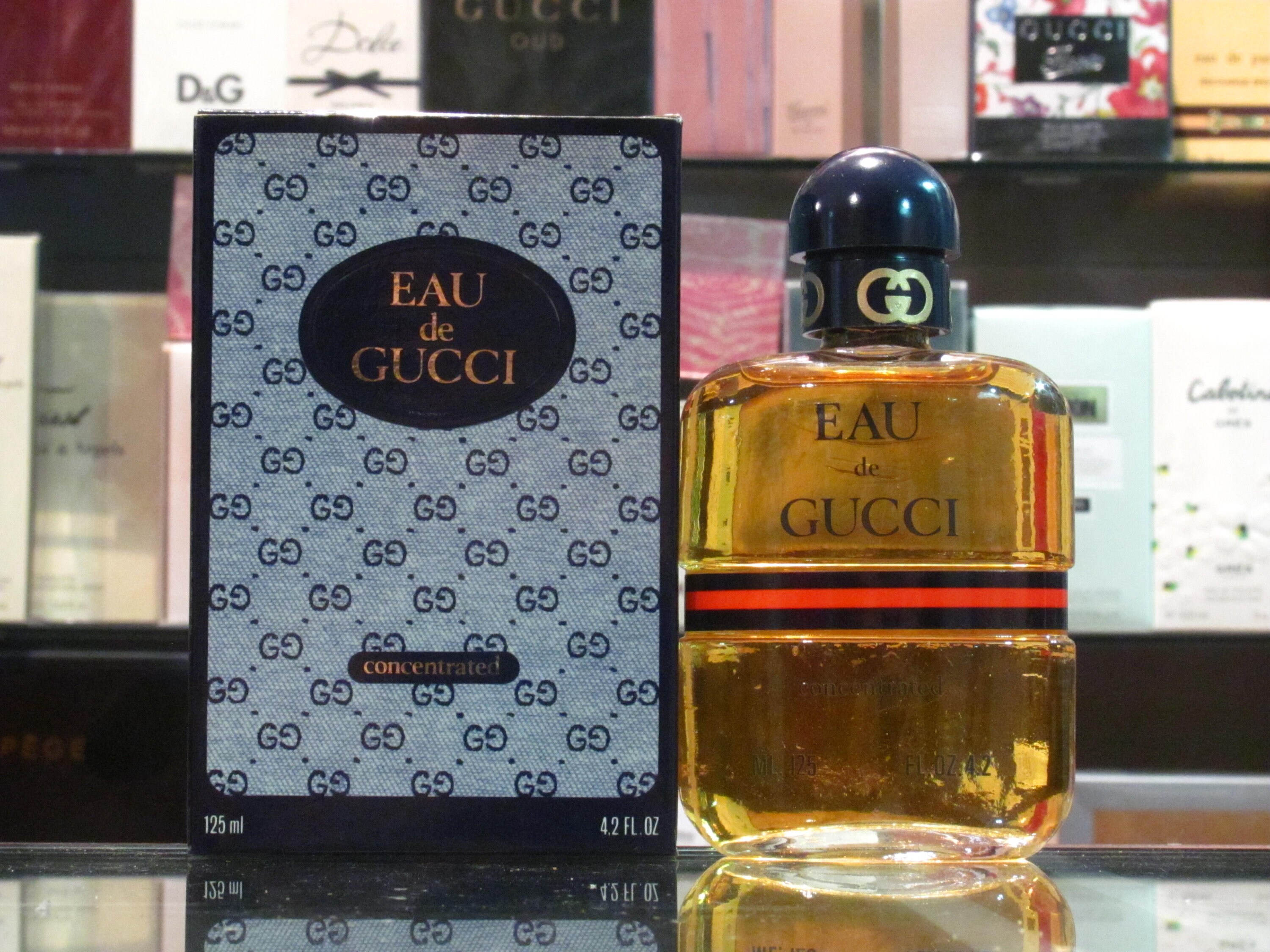 Eau De Gucci Concentree 125ml vintage Gucci Perfume Splash - Etsy