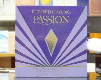 Elizabeth Taylor Passion – Parfümiertes Staubpulver 100 gr. - Vintage sehr selten