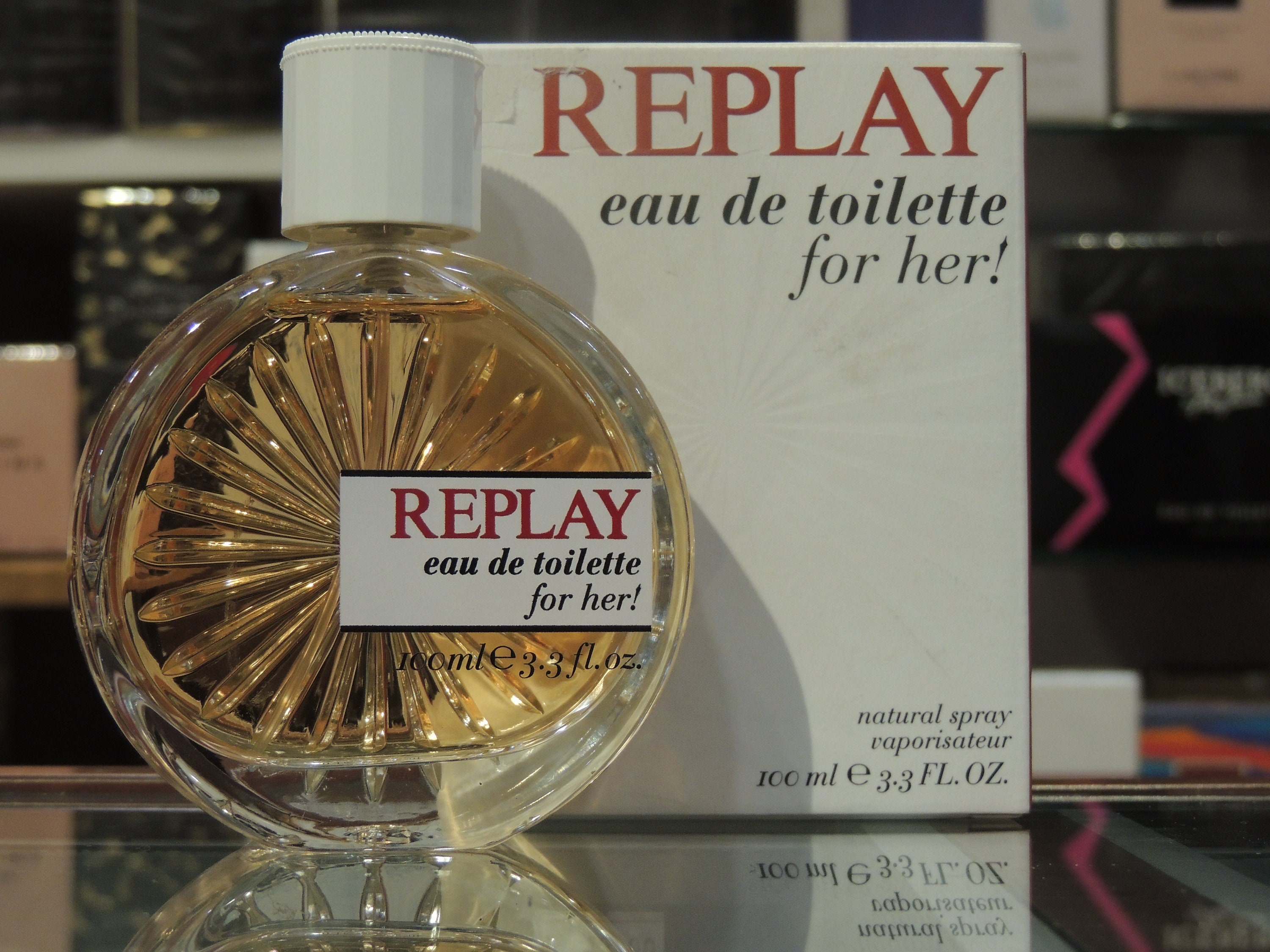 Replay for Her Eau de Toilette 100ml Edt for Woman Spray Vintage very rare