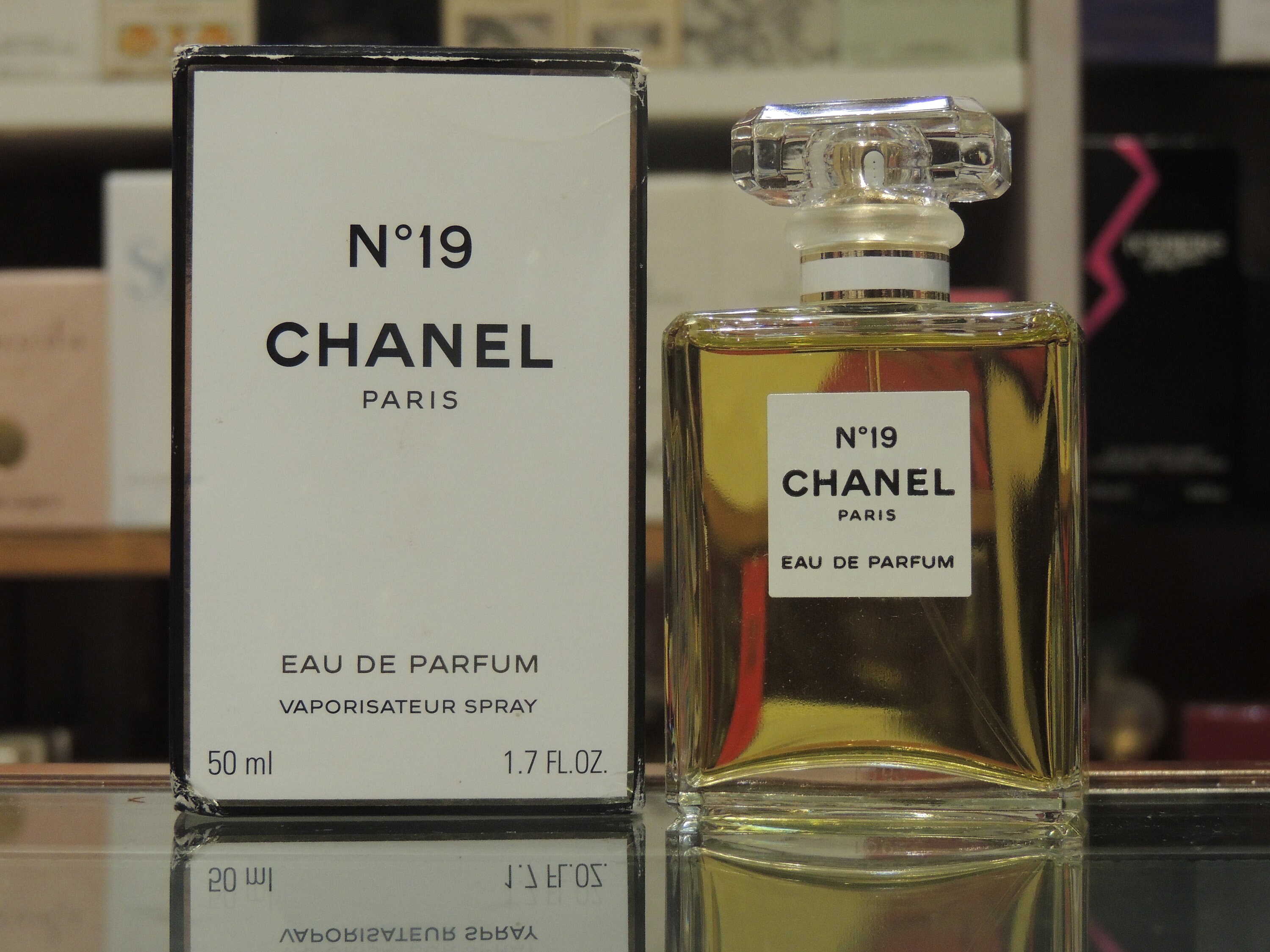 Chanel N 19 Eau De Parfum 4ml Miniature Vintage Very Rare Etsy
