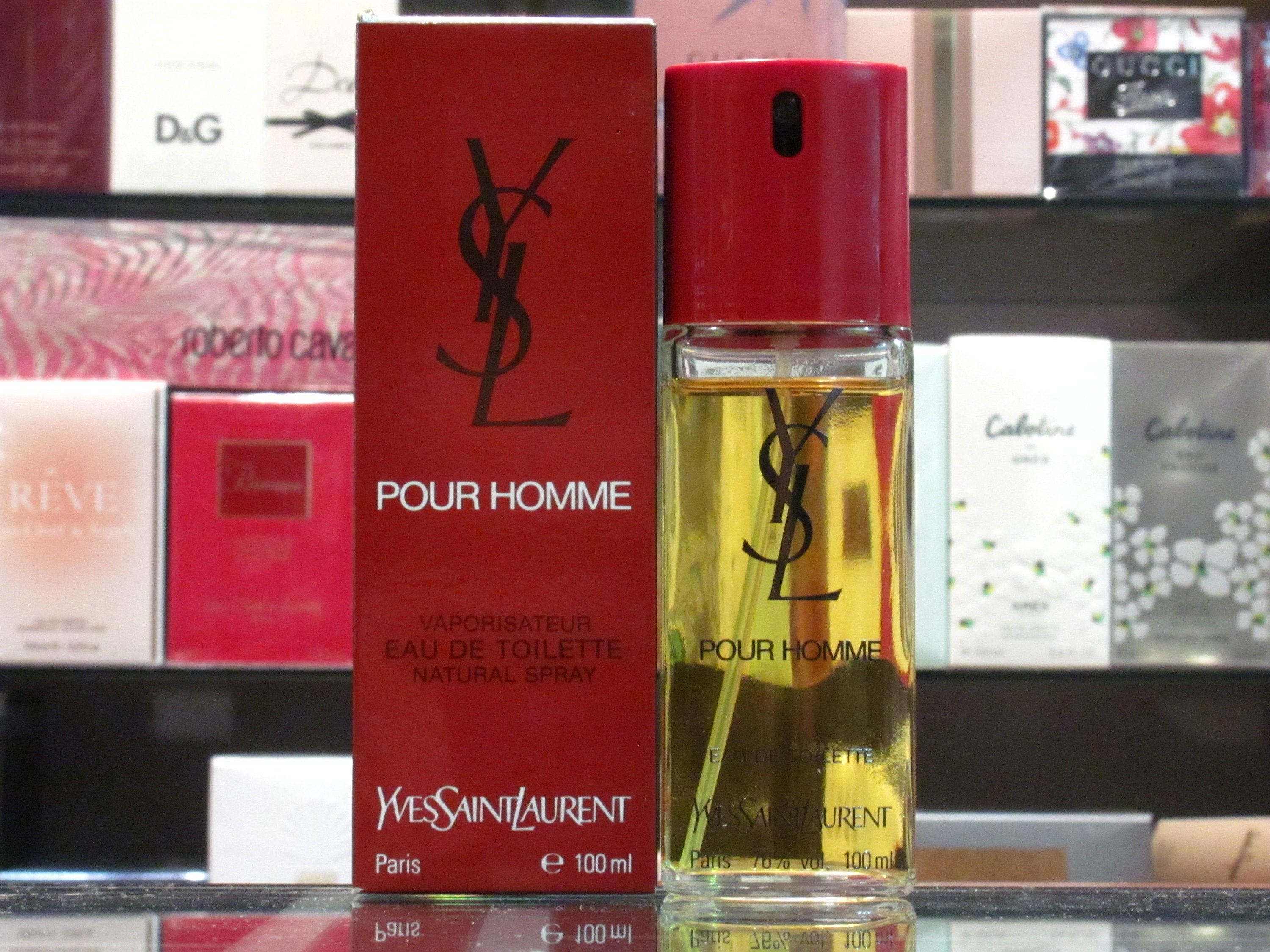 YSL Yves Saint Laurent Pour Homme Eau De Toilette 100ml Edt - Etsy ...