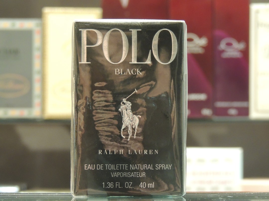 Polo Black Ralph Lauren Eau De Toilette 40ml Edt Spray Very Rare Etsy UK