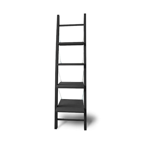 Ladder Shelf/ladder Shelf Black Etsy