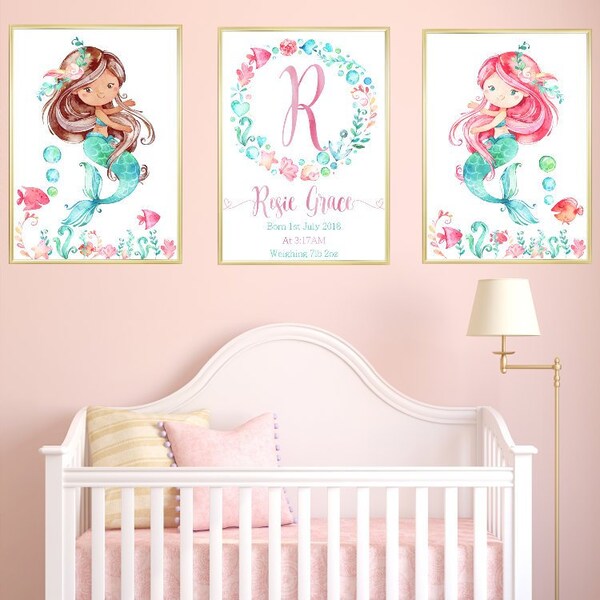 Mermaid Nursery - Etsy