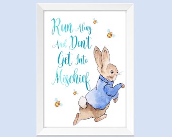 Peter rabbit quote | Etsy