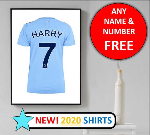 man city personalised kit