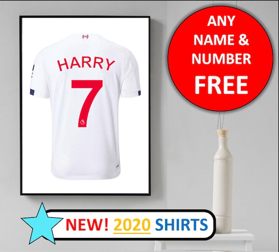 personalised football shirts liverpool