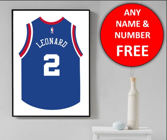 LA Clippers Los Angeles Basketball Jersey Personalised Name 