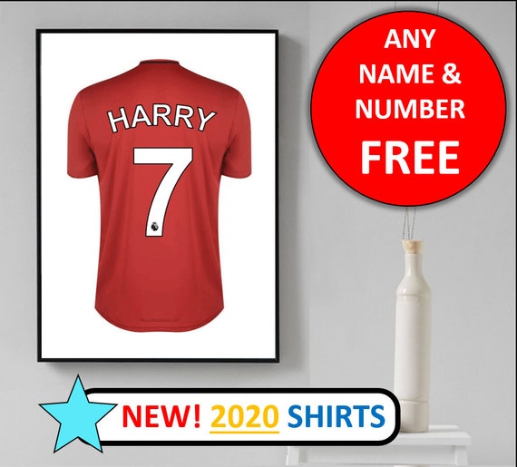 personalised manchester united jersey