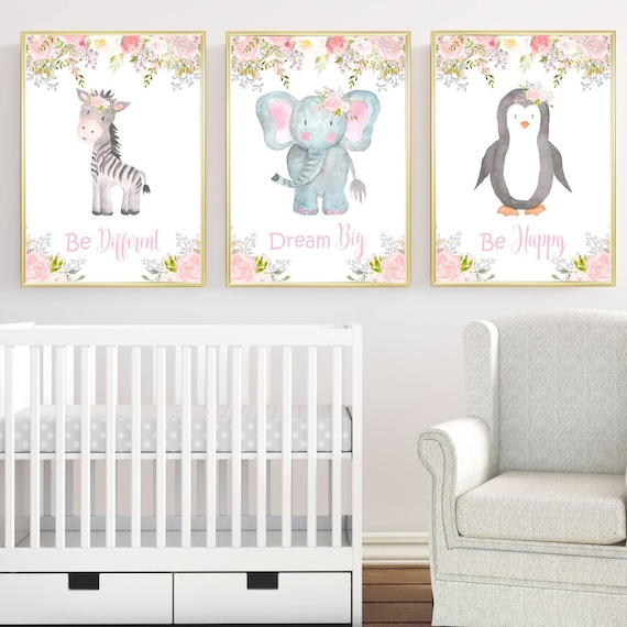 watercolour nursery prints