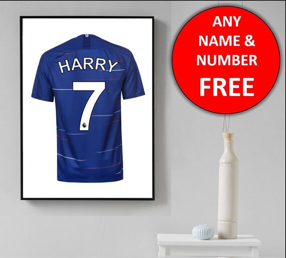 personalised chelsea jersey