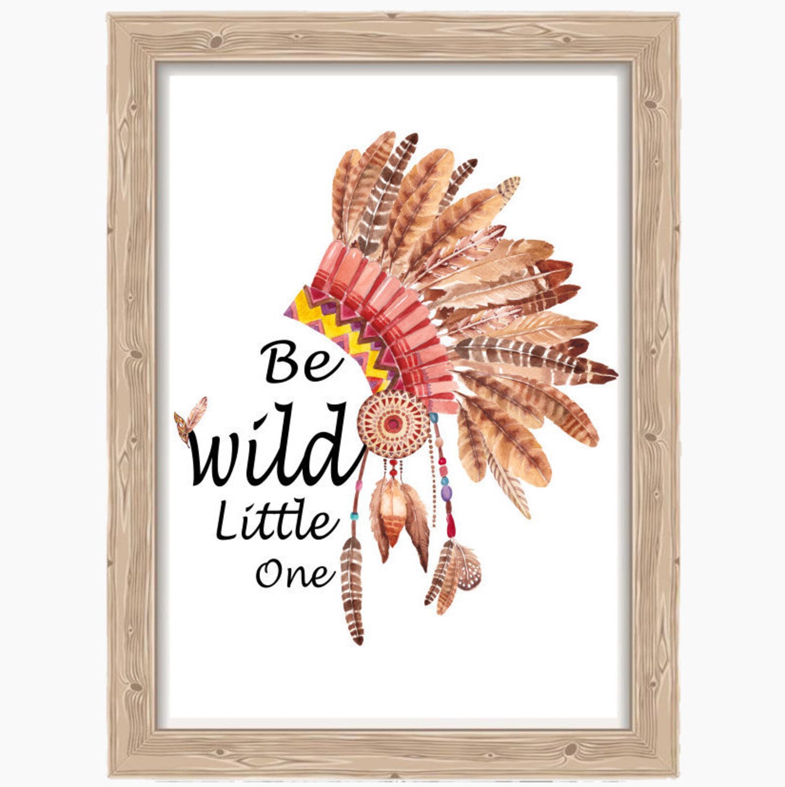 Tribal Boho Boys Nursery Prints Set of 4 Personalised - Etsy